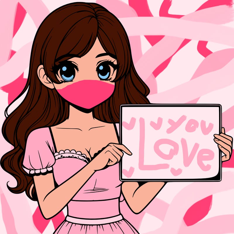 realistic pretty girl holding blank sign