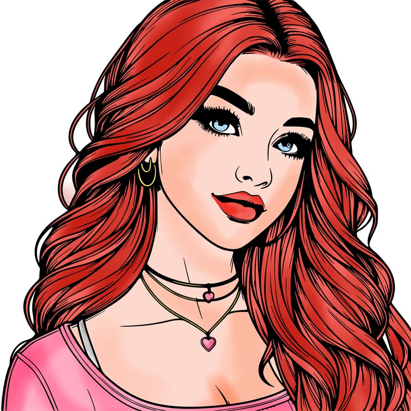 detailed realistic girl