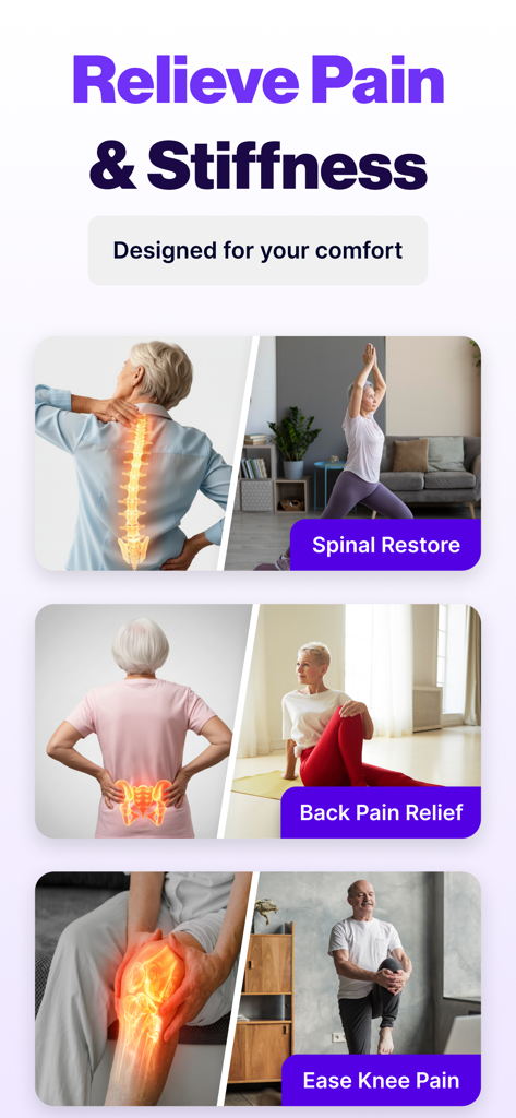 Chair Exercises for Seniors - Senior mobility exercises for spinal restore back pain relief and knee pain