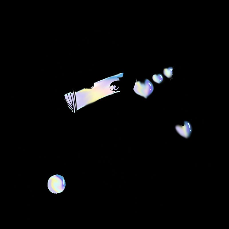 a realistic girl, spray painting