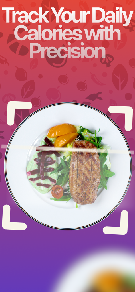 LensNutri : AI Calorie Counter - LensNutri app interface scanning a meal to track daily calories