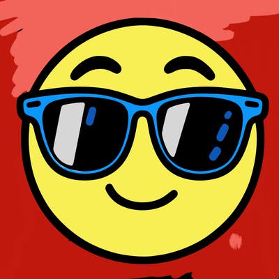 emoji with sunglasses