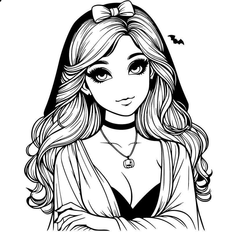 halloween realistic girl