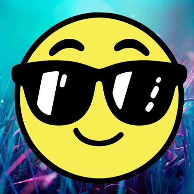 emoji with sunglasses