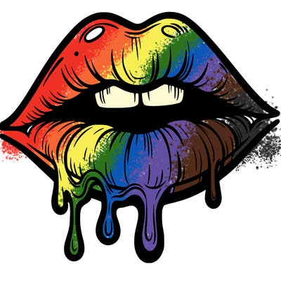 lips that look realistic and drip