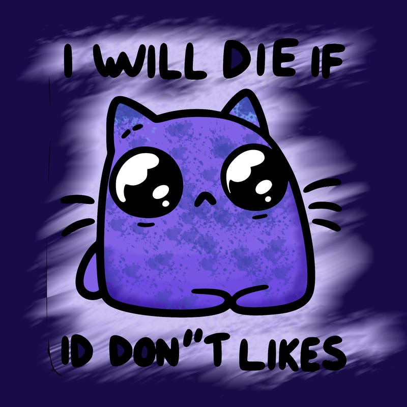 a cat that will die if we don’t get 10 likes