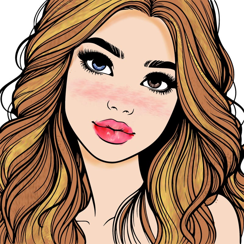 beautiful realistic girl