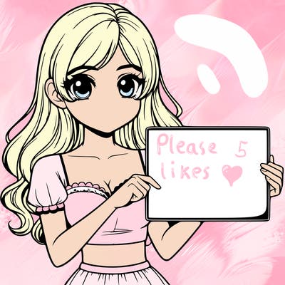 realistic pretty girl holding blank sign
