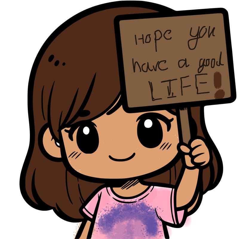 a girl holding up a blank sighn