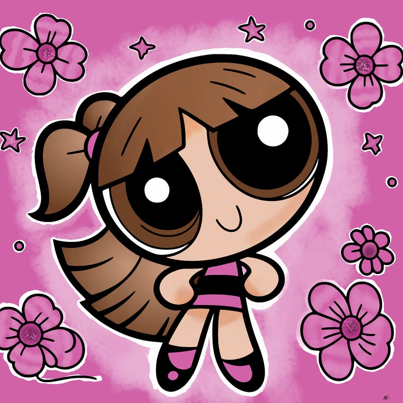 a powerpuff girl