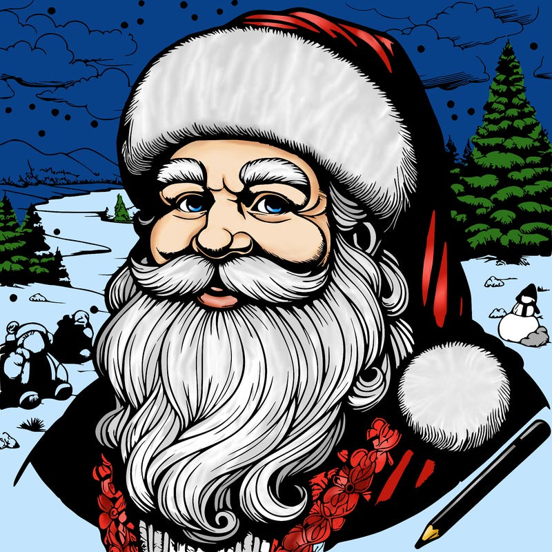 realistic santa claus