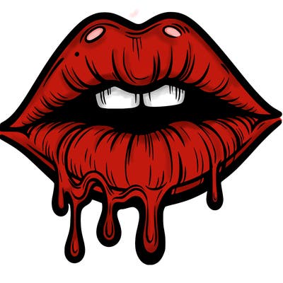 lips that look realistic and drip