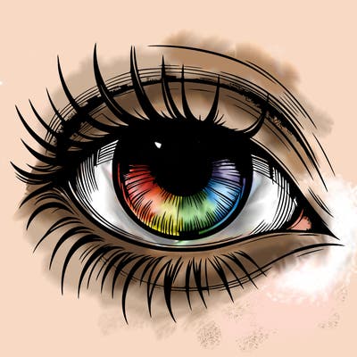 realistic eye