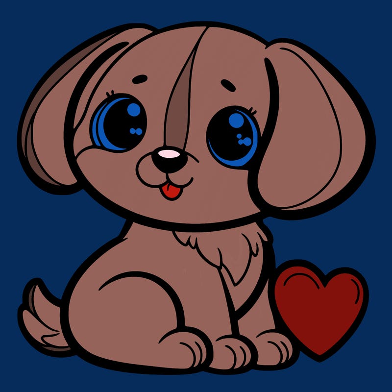 heart puppy