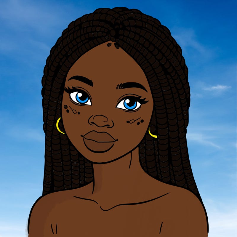 african woman with fulani braids