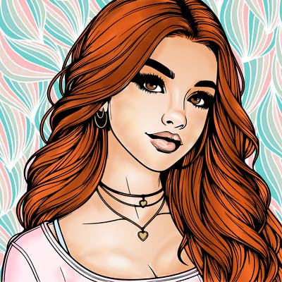 detailed realistic girl