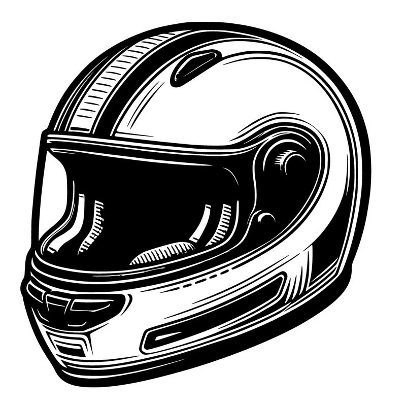 realistic motorcycle helmet