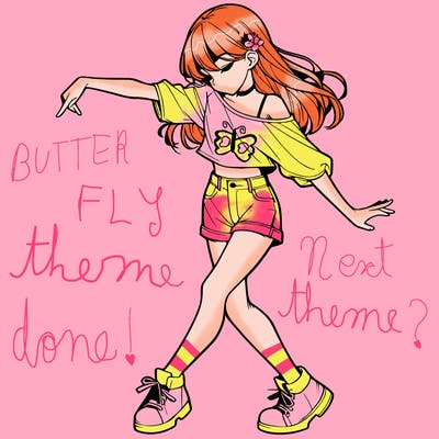 realistic girl danceing