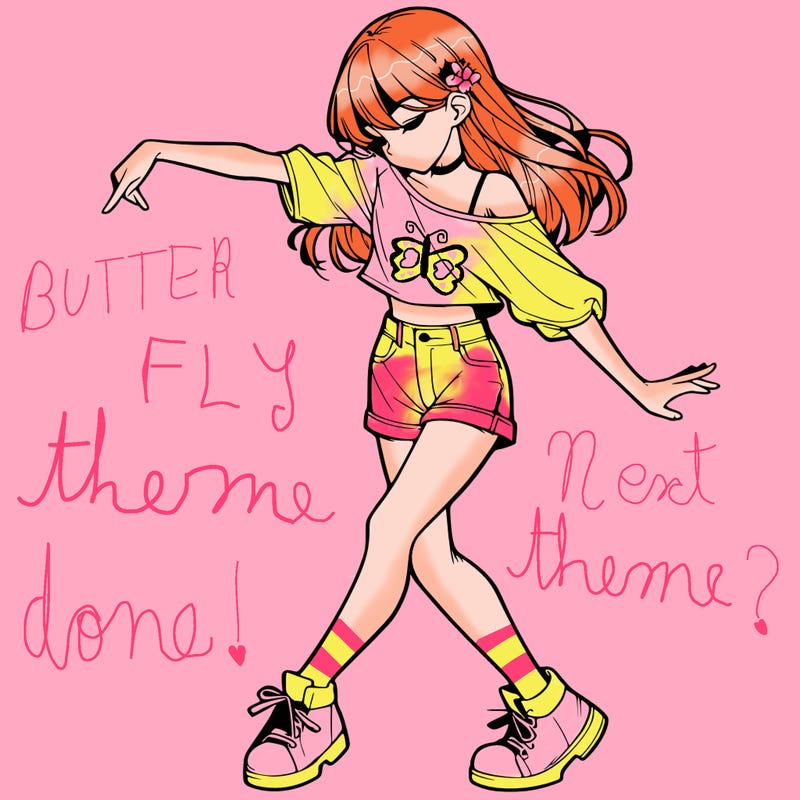 realistic girl danceing