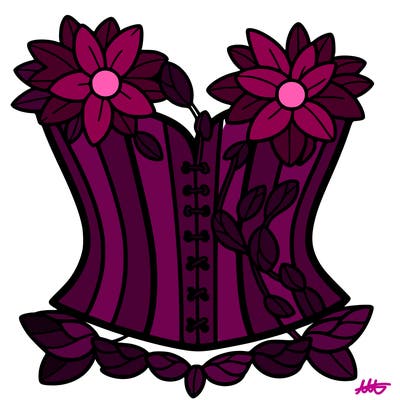 flower corset