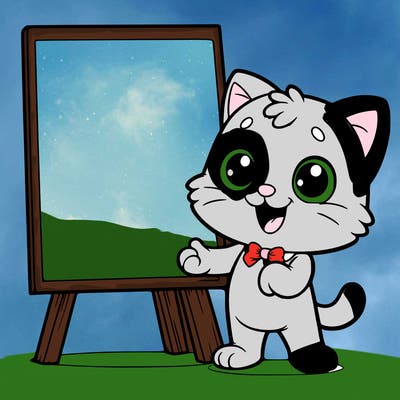 nothing a blank white