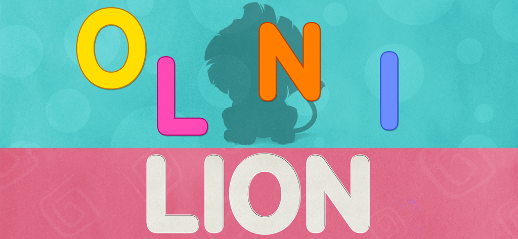 Kids games for toddlers 2-4 - Alphabet drag and drop puzzle for toddlers with a lion silhouette