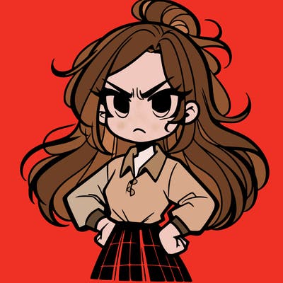 angry girl