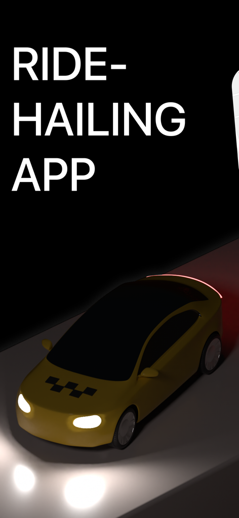 Pick2Me | Taxi | بك تو مي - Pick2Me ride-hailing app promotional banner with a yellow taxi