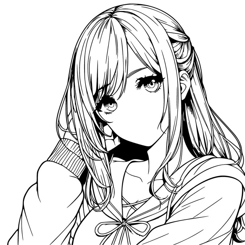 realistic anime woman