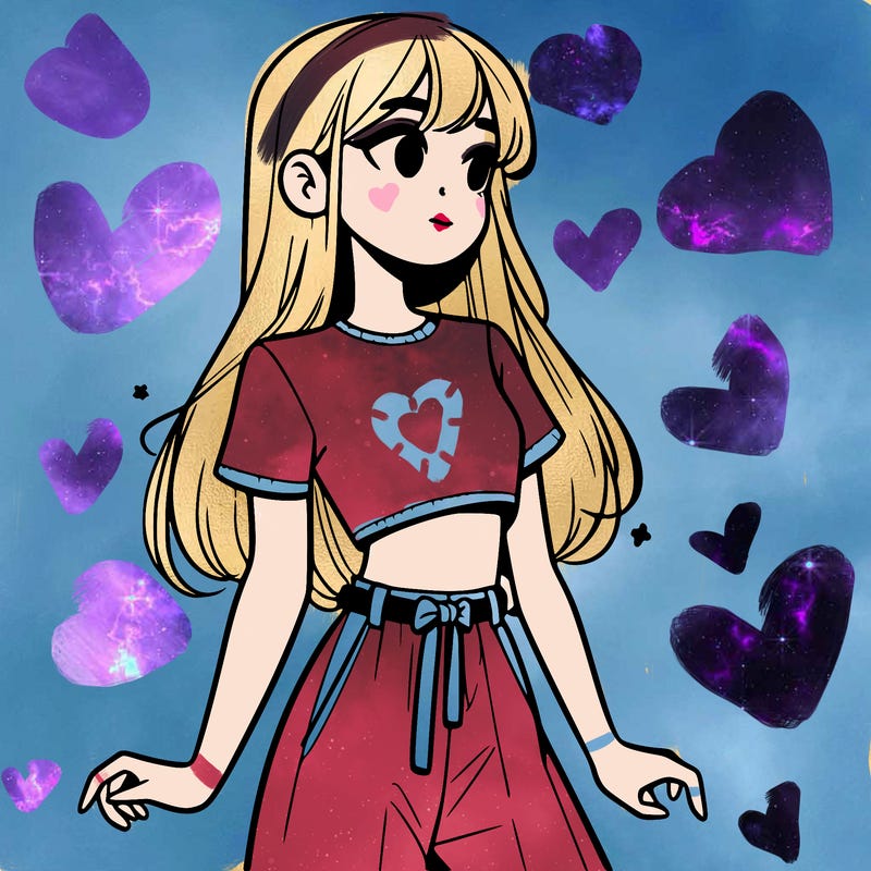 girl in a cute crop top