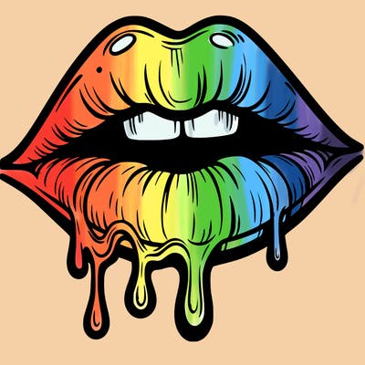 lips that look realistic and drip