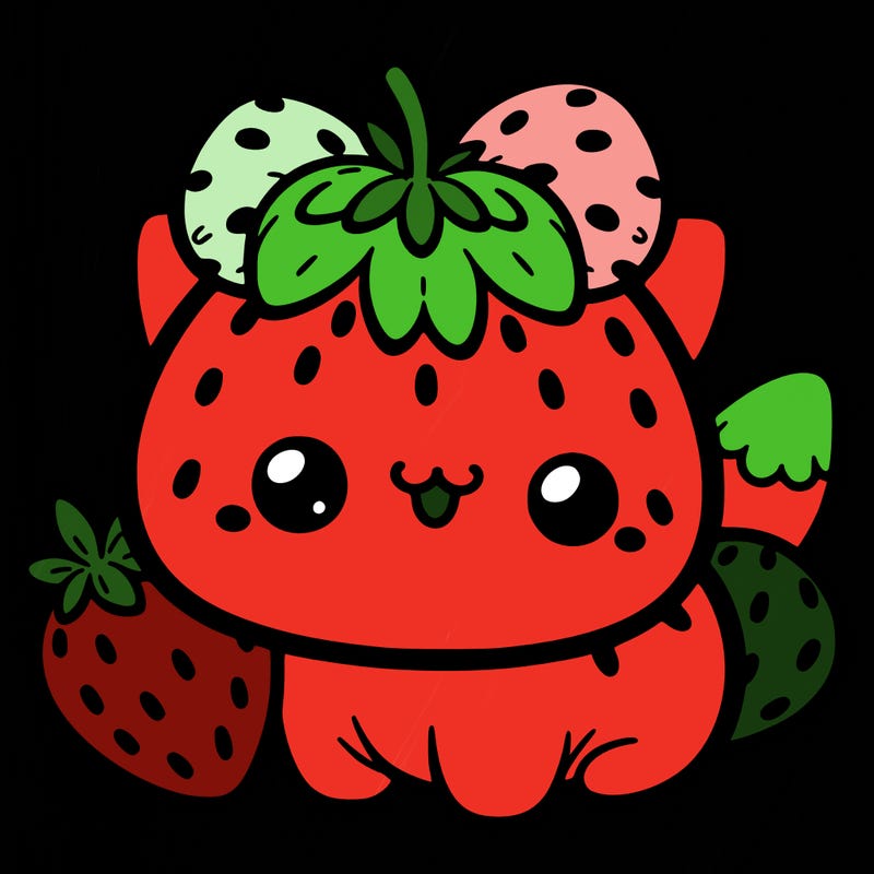 strawberry cat