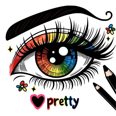 pretty eye