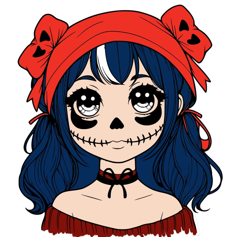 realistic girl halloween