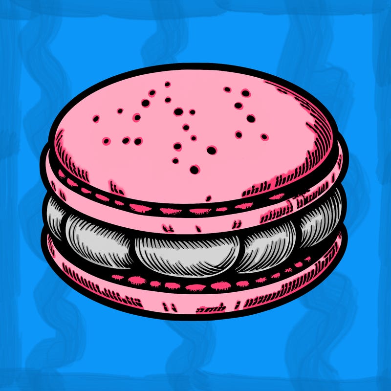 realistic macaroon