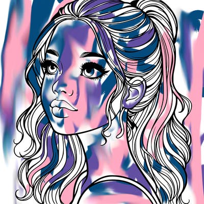 beautiful realistic girl