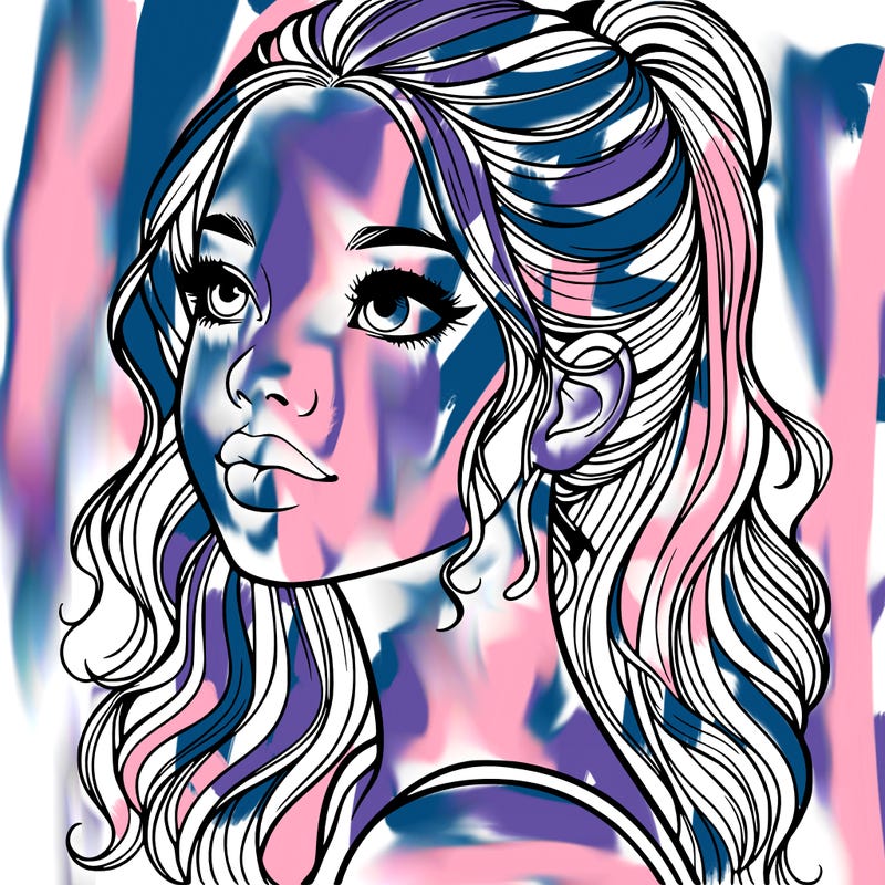 beautiful realistic girl