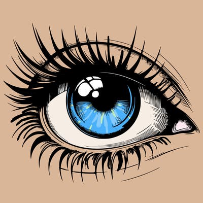 realistic eye