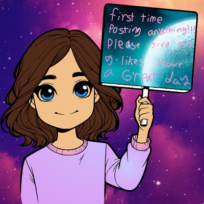 realistic girl holding up a sign