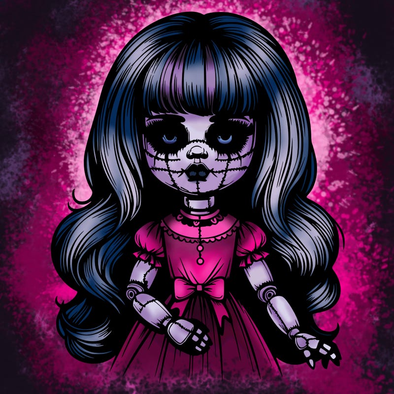 beautiful realistic creepy doll