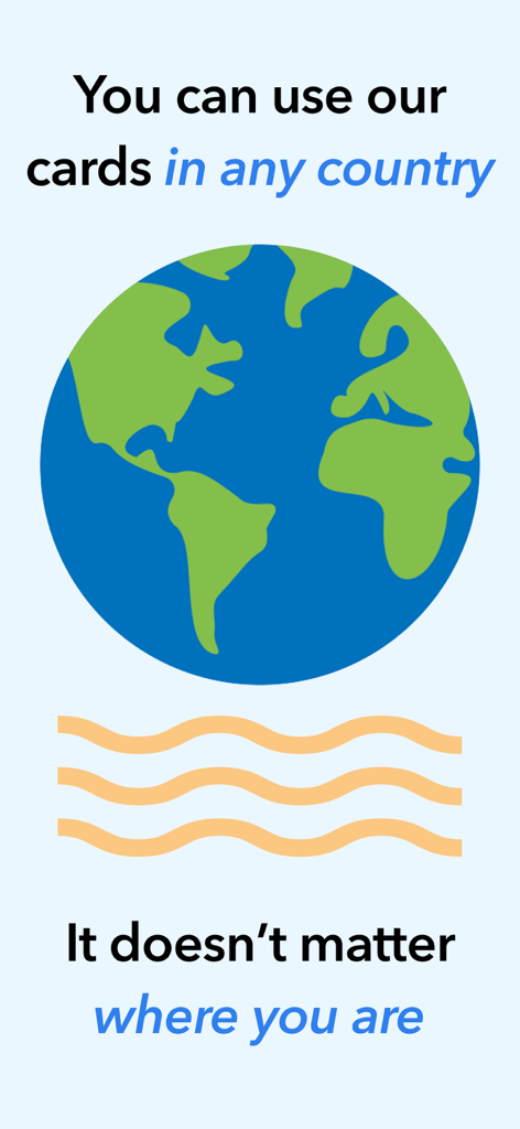 Graphic illustrating global acceptance of Bitsika virtual Visa cards