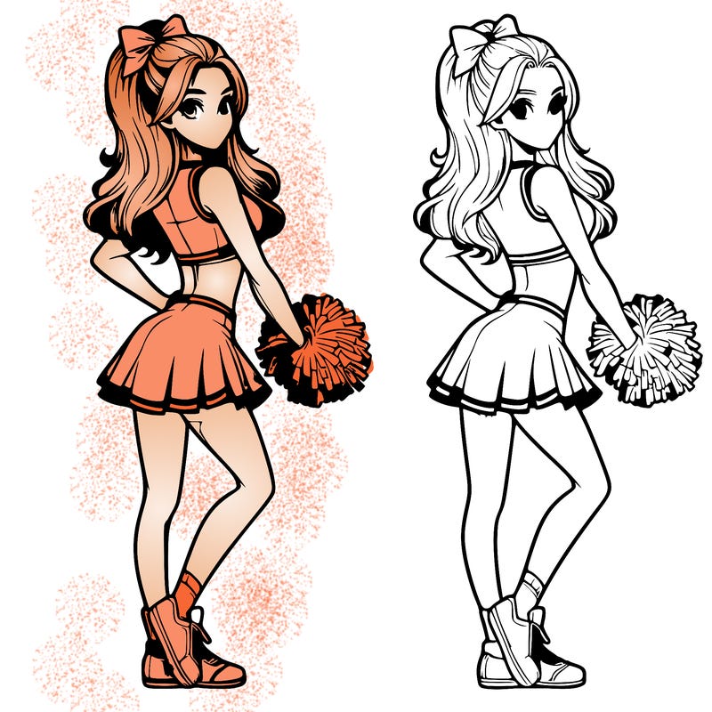 realistic cheerleader