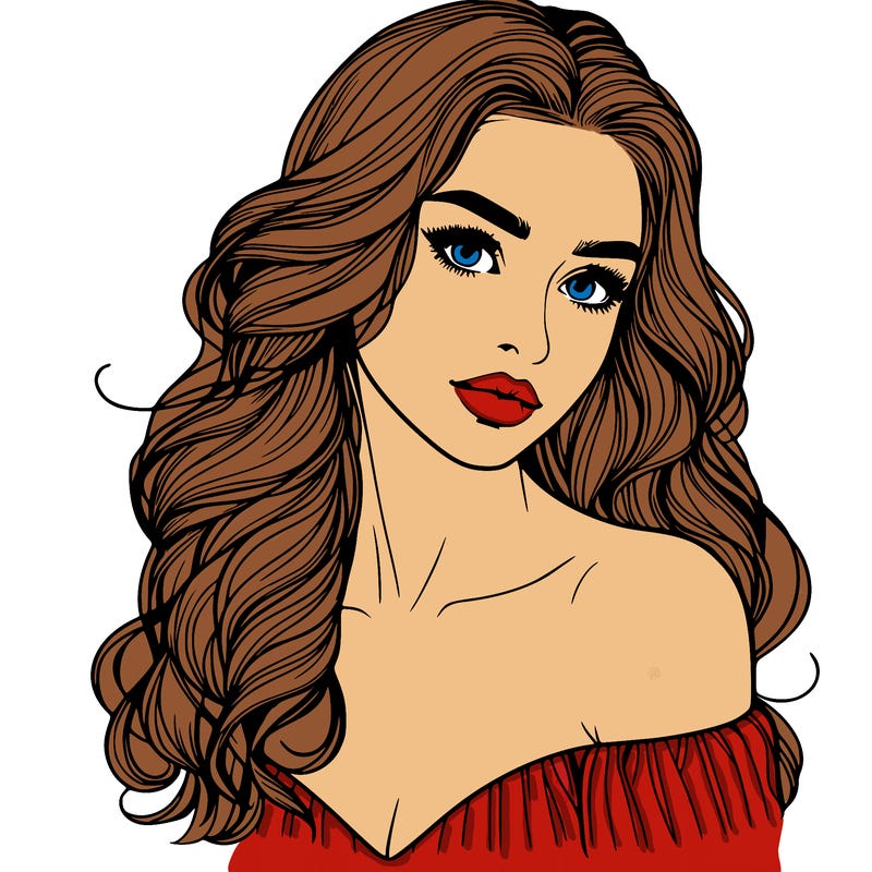 beautiful realistic girl