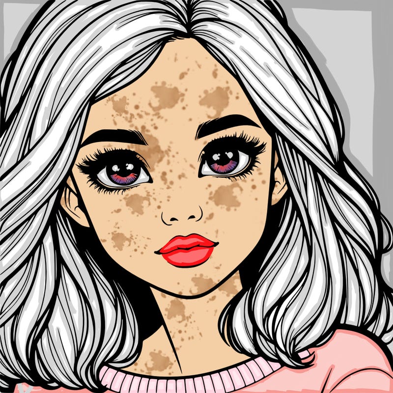 realistic girl whith cute eyes