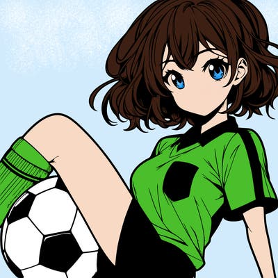 hot anime soccer girl