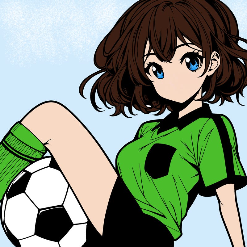 hot anime soccer girl