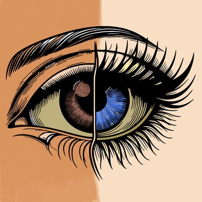 realistic eye split