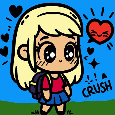 girl has a crush