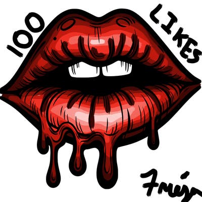 lips that look realistic and drip