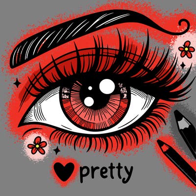 pretty eye